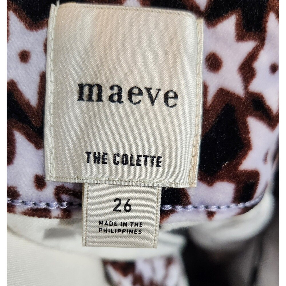 Maeve the Colette Women's Velvet Pants Size 26 - Picture 3 of 3